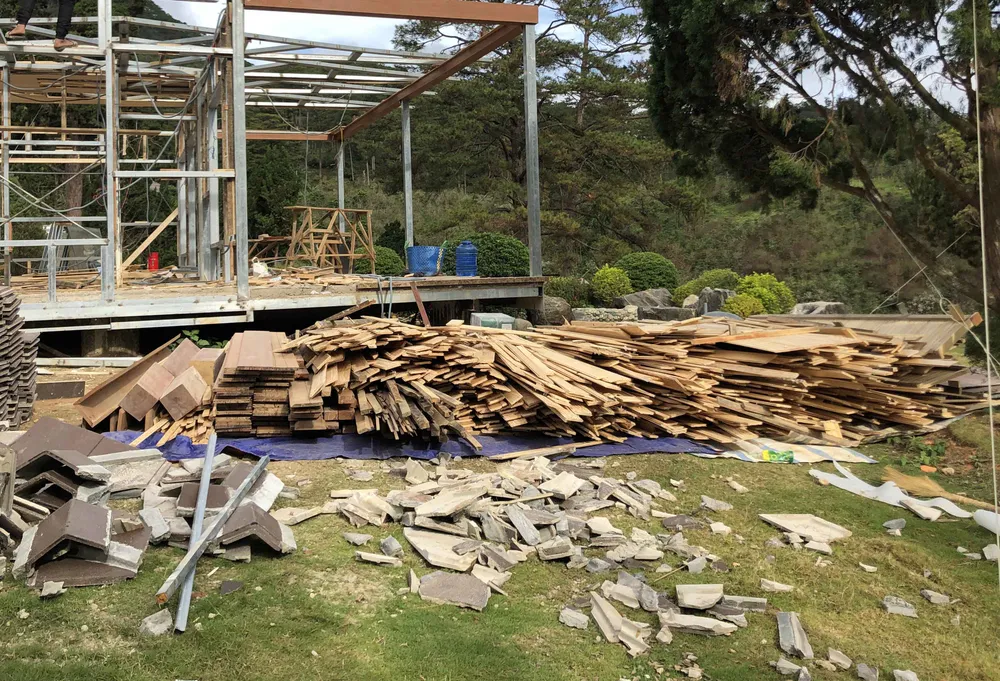 Giải toả nhà trái phép giữa đất rừng gần khu du lịch hồ Tuyền Lâm ảnh 3