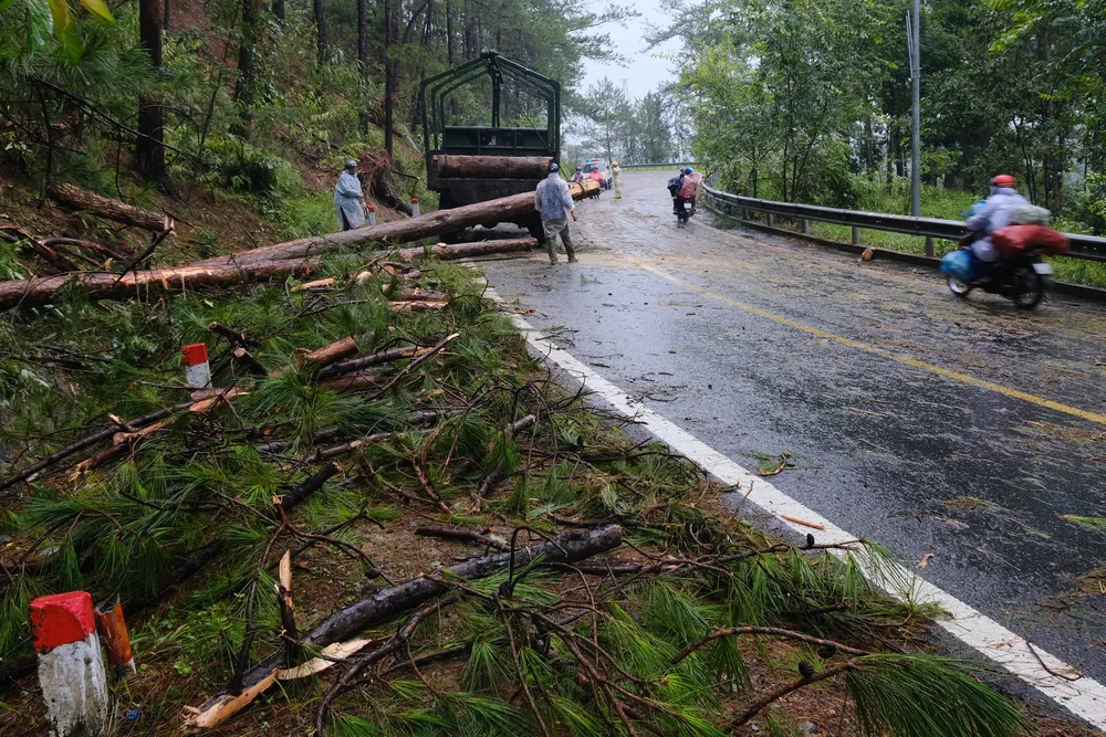 Sạt lở nghiêm trọng ở tuyến đường cửa ngõ Đà Lạt ảnh 3