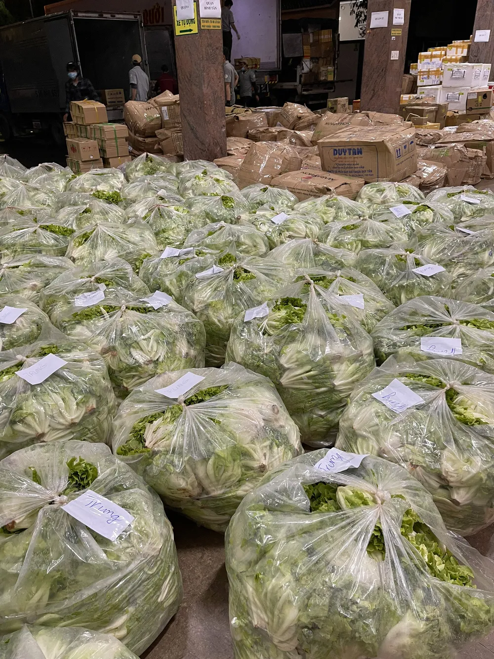 Rau “0” đồng nườm nượp về TPHCM ảnh 9