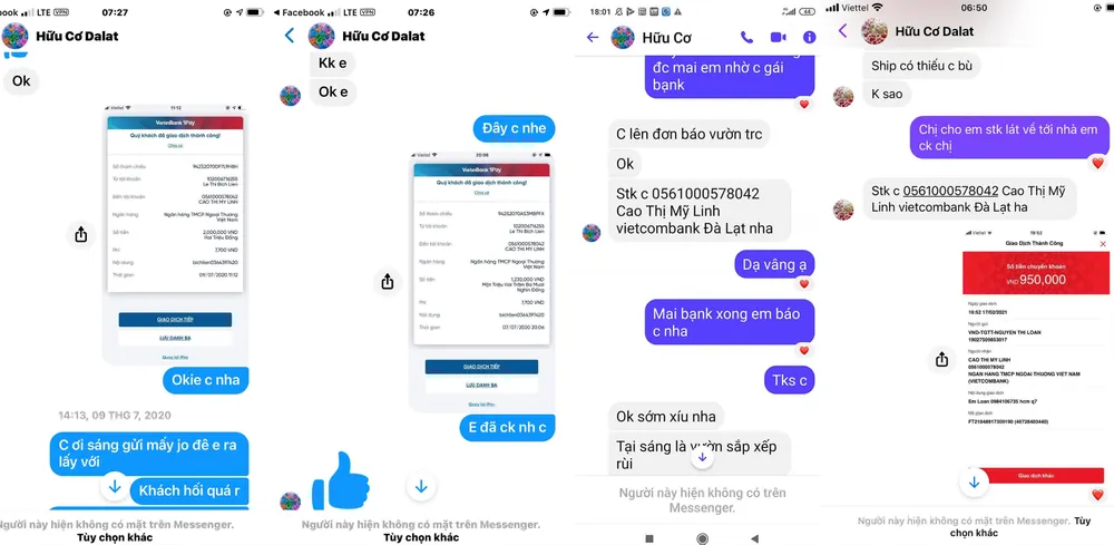 Hàng trăm người bị lừa mua "rau hữu cơ Đà Lạt" qua mạng giữa mùa dịch ảnh 1