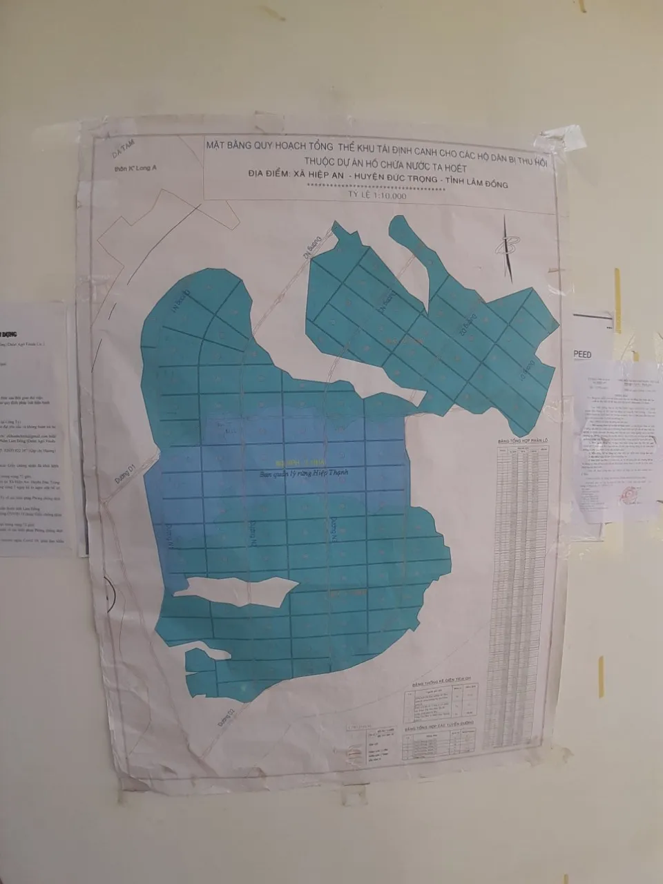 Thông tin dự án tái định canh