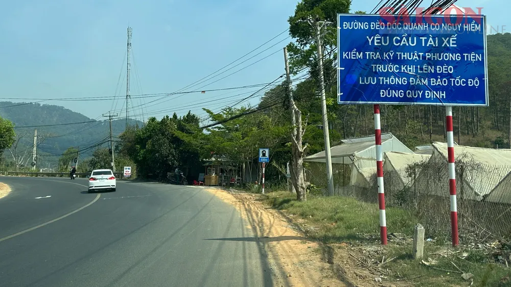 Đèo Mimosa sẽ cấm xe tải lưu thông trong khoảng thời gian từ 6 giờ đến 20 giờ ngày 29-4 đến 3-5. Ảnh: ĐOÀN KIÊN