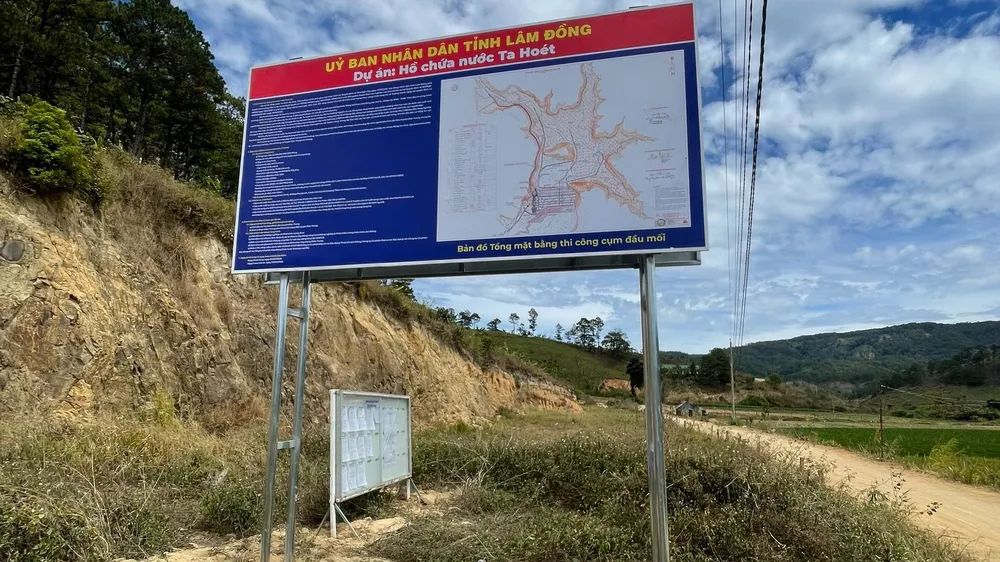 Thông tin về dự án hồ chứa nước Ta Hoét