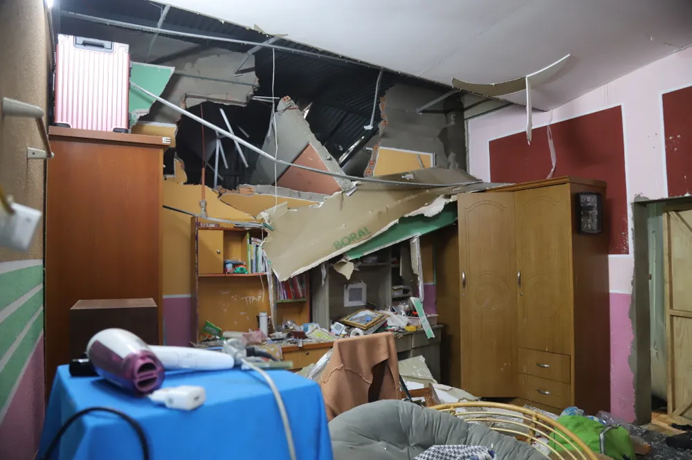 Nhiều tài sản bên trong căn nhà bị hư hại nặng