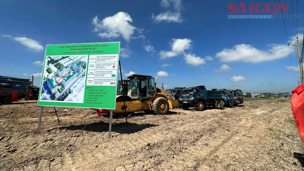 Vị trí thực hiện dự án nằm Khu công nghiệp Phú Hội, huyện Đức Trọng