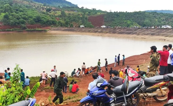 Hồ thủy lợi Bê Đê nơi xảy ra vụ đuối nước Hồ thủy lợi Bê Đê nơi xảy ra vụ đuối nước