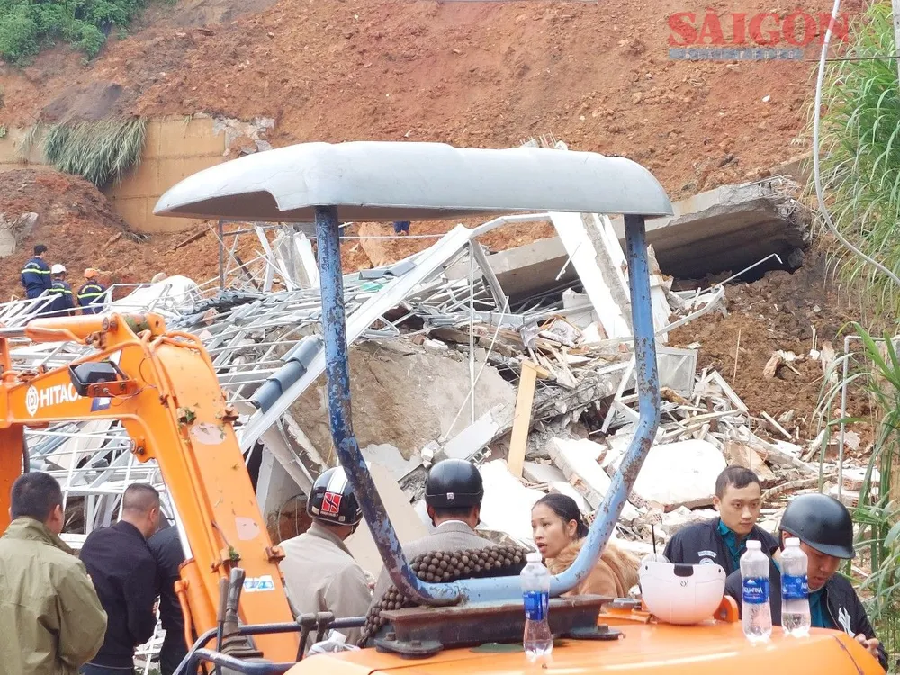 Vụ sạt lở gây hậu quả đặc biệt nghiêm trọng