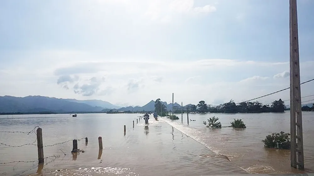 UBND huyện nói dối vụ vỡ đê ở Chương Mỹ ảnh 1