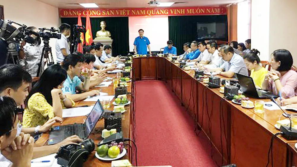 Họp báo về Đại hội Công đoàn Việt Nam