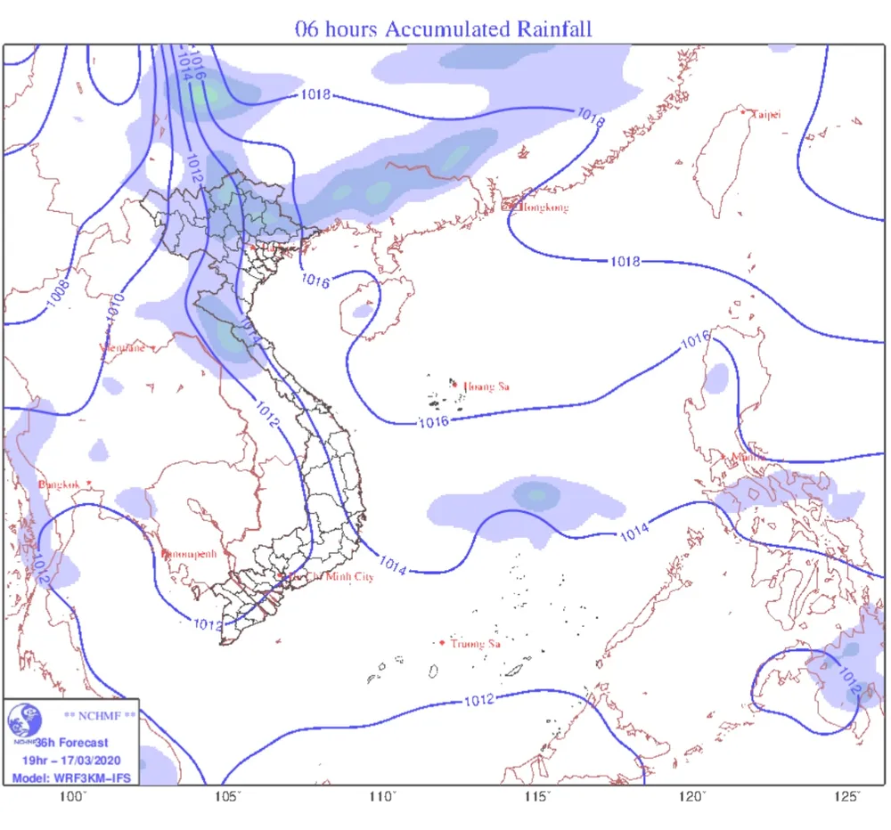 Đêm nay 17-3, miền Bắc mưa gió diện rộng, cảnh báo mưa đá ảnh 1