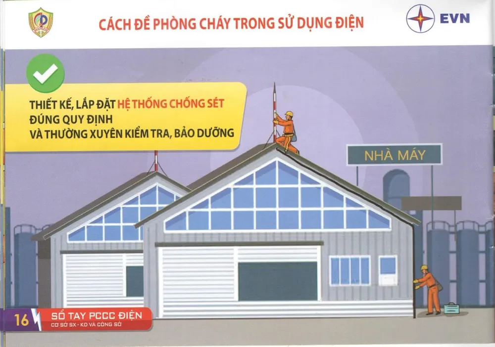 Hướng dẫn phòng cháy do chập điện tại các cơ sở sản xuất, kinh doanh, công sở  ảnh 14
