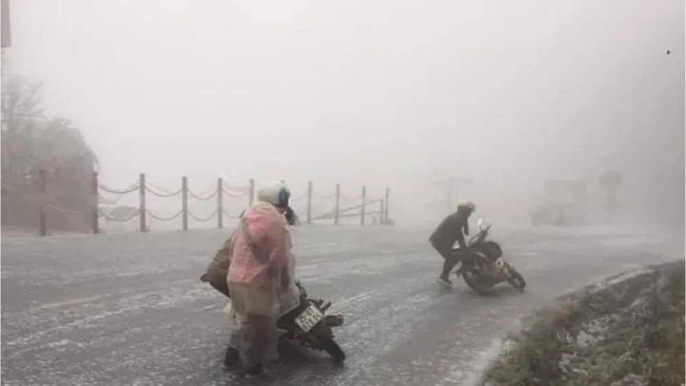 Dự báo vùng núi cao có thể xảy ra băng giá