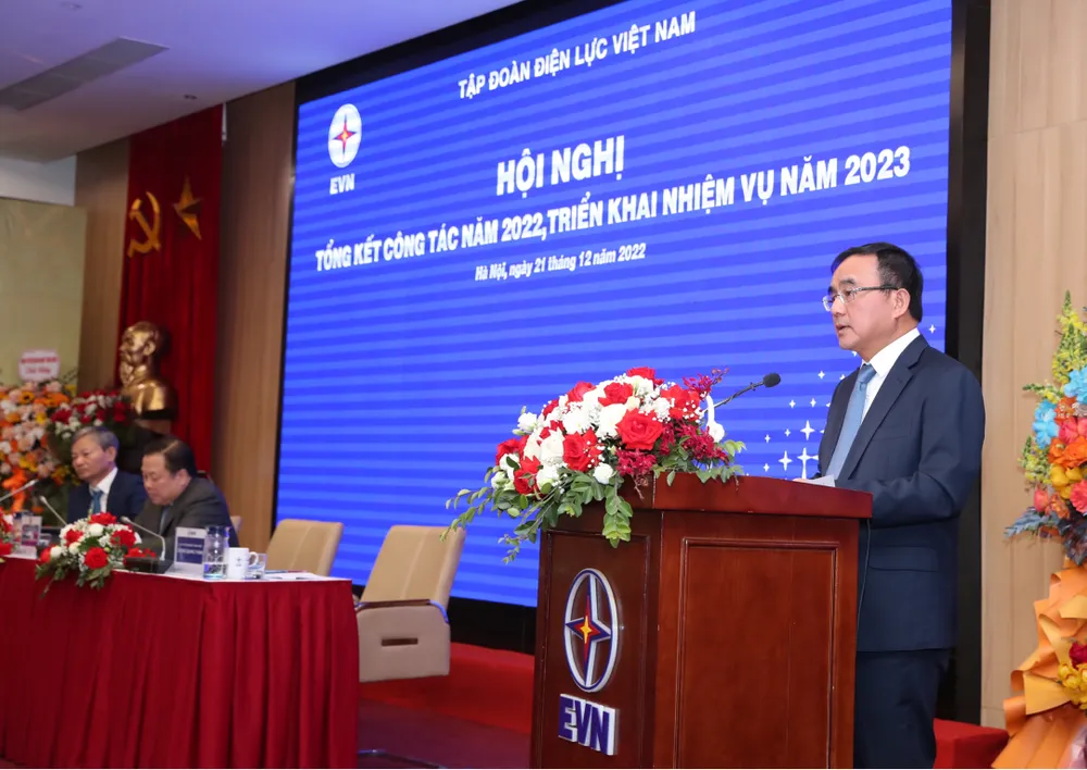 Chủ tịch HĐTV EVN Dương Quang Thành phát biểu