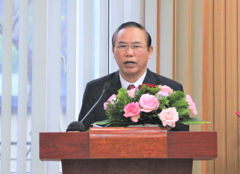 Thứ trưởng Bộ NN-PTNT Phùng Đức Tiến phát biểu