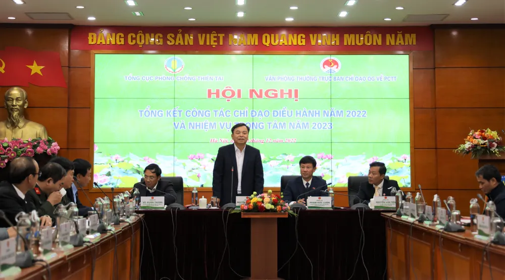 Hội nghị phòng chống thiên tai, chiều 30-12 Hội nghị phòng chống thiên tai, chiều 30-12