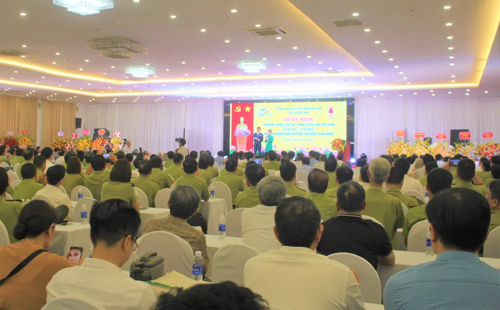 Lễ kỷ niệm 50 năm thành lập kiểm lâm Việt Nam tại Hà Nội