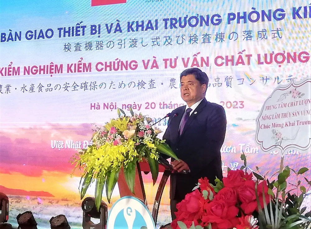 Đại diện Bộ NN-PTNT và Jica phát biểu