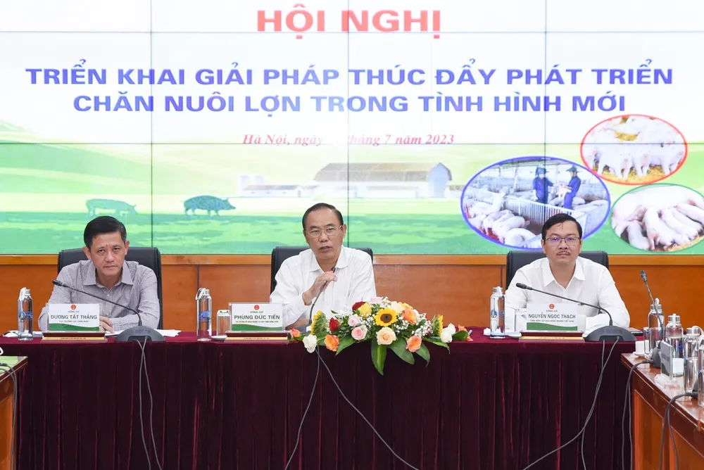 Thứ trưởng Bộ NN-PTNT Phùng Đức Tiến chủ trì hội nghị