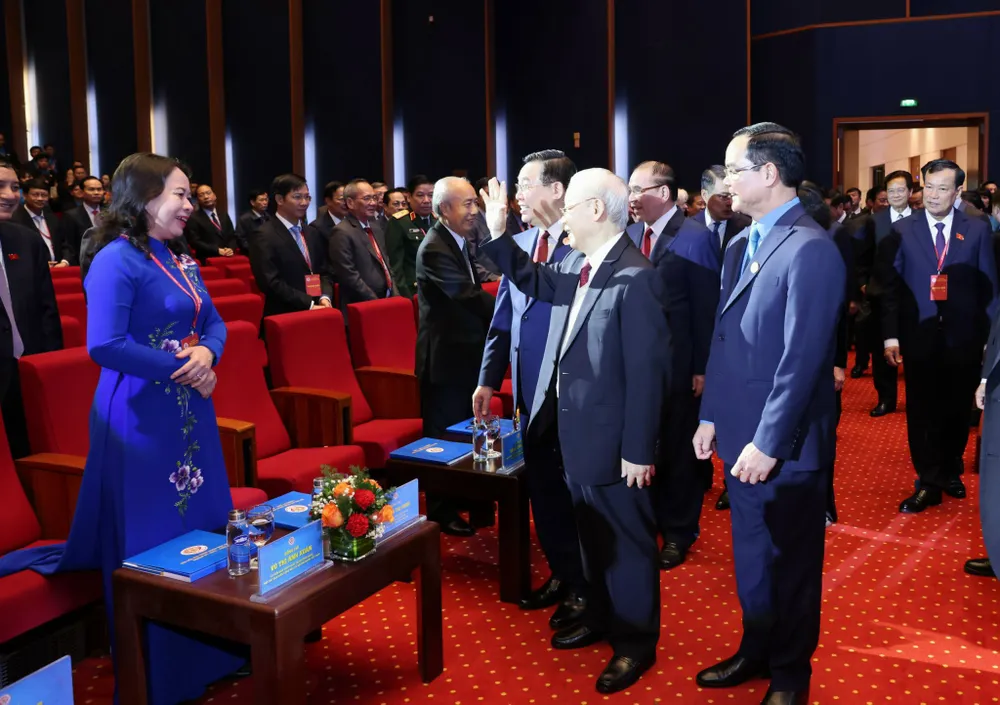 Tổng Bí thư Nguyễn Phú Trọng đến dự đại hội