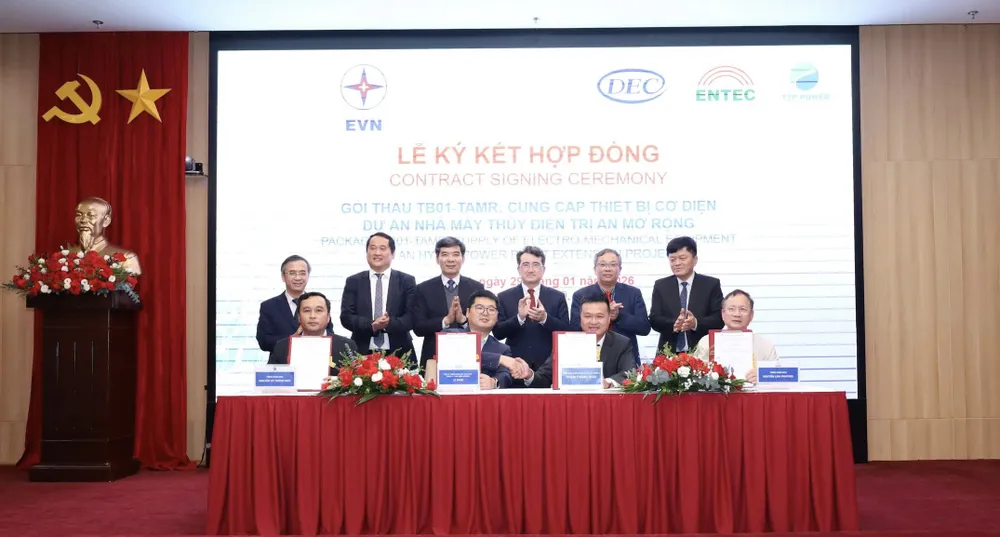 Triển khai gói thầu hơn 1.112 tỷ đồng cho dự án Nhà máy Thủy điện Trị An mở rộng