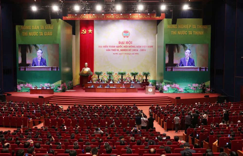 Quang cảnh đại hội sáng 8-6. Ảnh: QUANG PHÚC