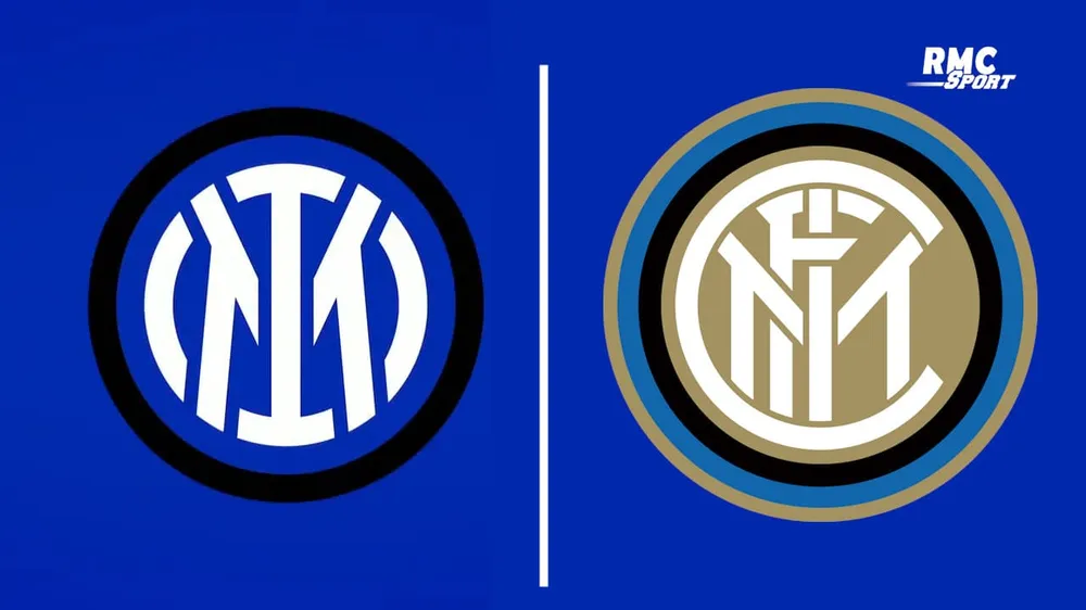 Logo mới và cũ của Inter Milan Logo mới và cũ của Inter Milan