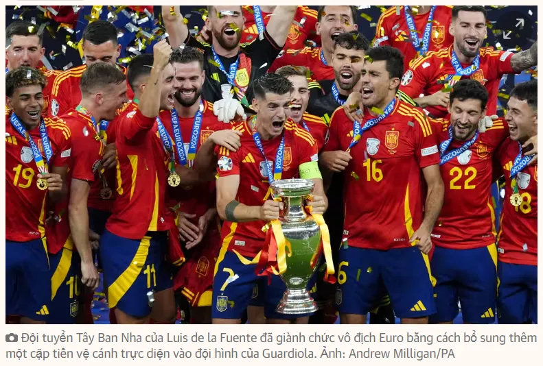 Bóng đá thế giới 2024: Thời đại của những nhà tư tưởng chiến thuật đã kết thúc khi Tây Ban Nha thống trị kỷ nguyên mới của chủ nghĩa thực dụng