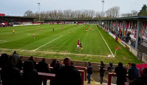 FC United tiếp đón Stockton Town. Ảnh: Christopher Thomond/The Observer