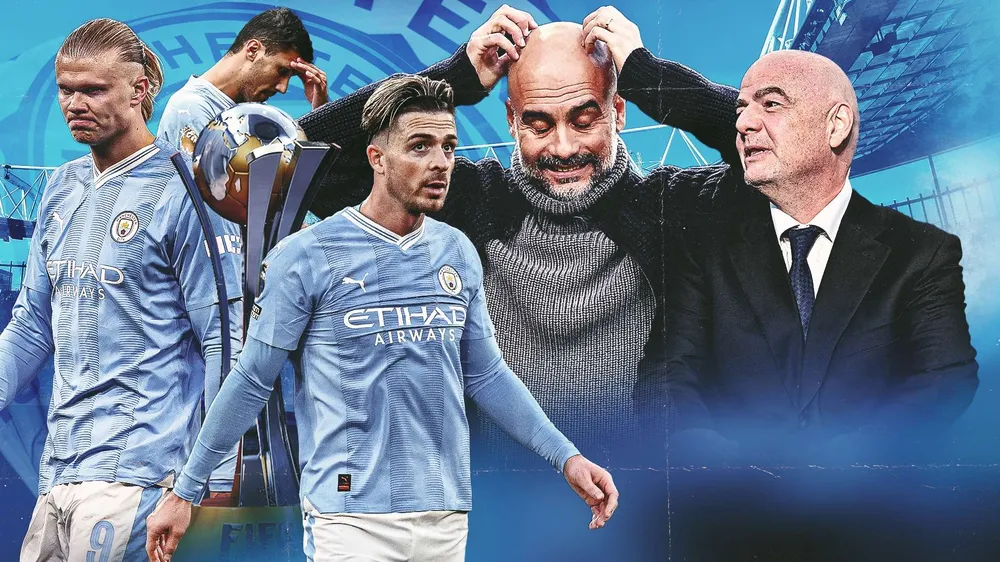 Pep Guardiola và Manchester City sẽ chơi bảy trận tại Cúp Thế giới các CLB, nếu họ lọt vào chung kết vào ngày 13 tháng 7. Ảnh: Marco Bello/Reuters