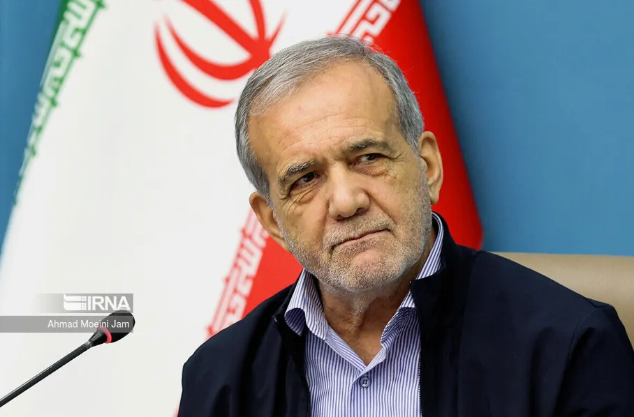 Tổng thống Iran Masoud Pezeshkian. Ảnh IRNA