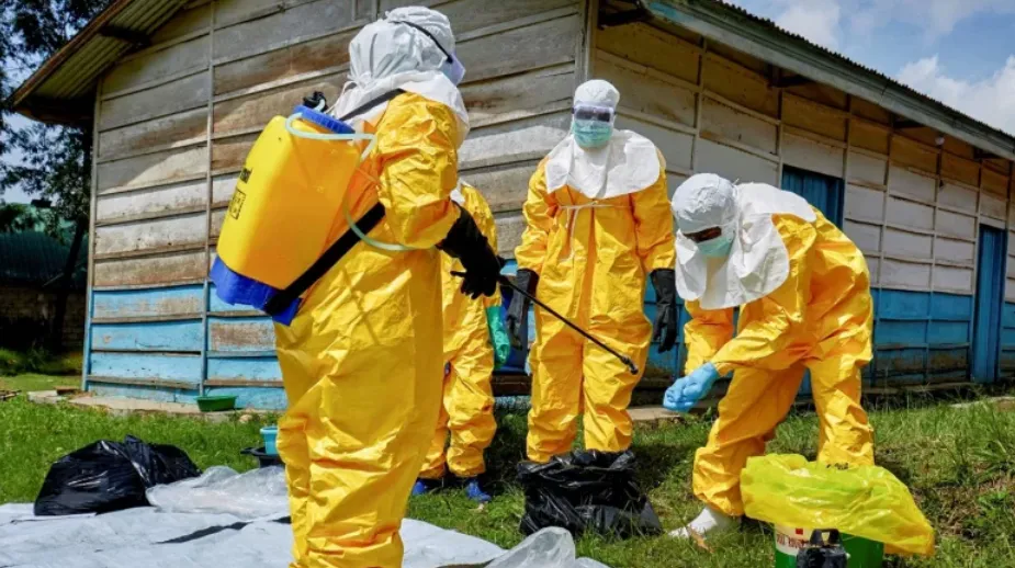 Ngăn chặn đợt bùng phát Ebola tại xã Hoho thuộc Bunia, tỉnh Ituri, Cộng hòa Dân chủ Congo. Ảnh: WORLD BANK
