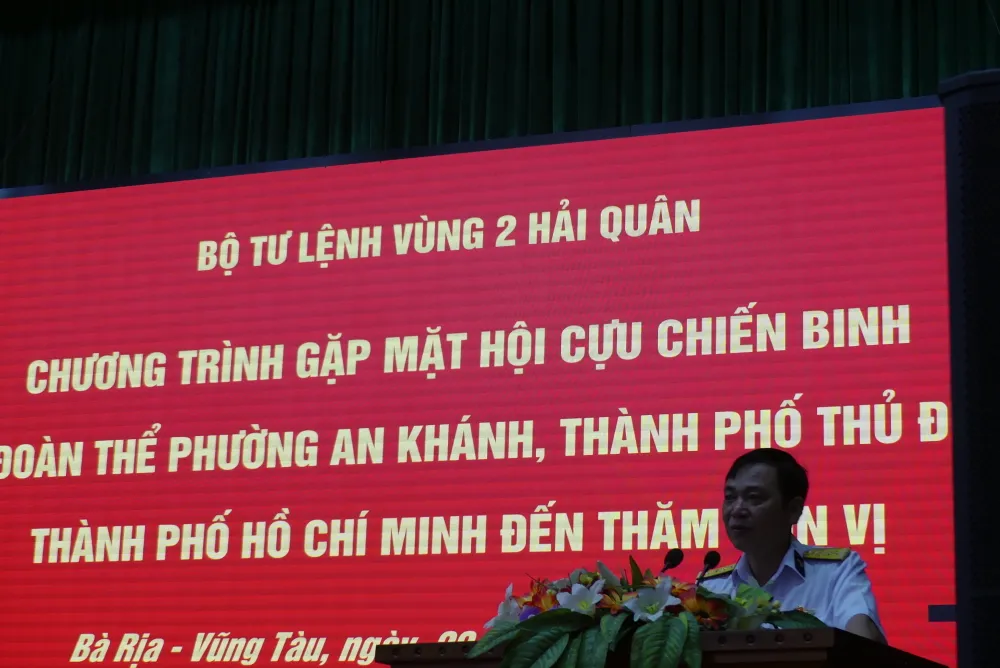 Đại tá Lê Bá Quân, Phó Tư lệnh – Tham mưu trưởng Vùng 2 thông tin về tình hình biển, đảo