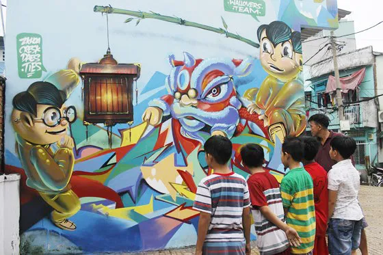 Khi người trẻ... đói sân chơi Graffiti ảnh 7