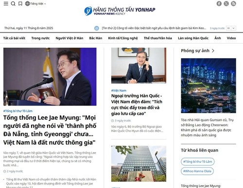  韩联社越南语新闻网站。 