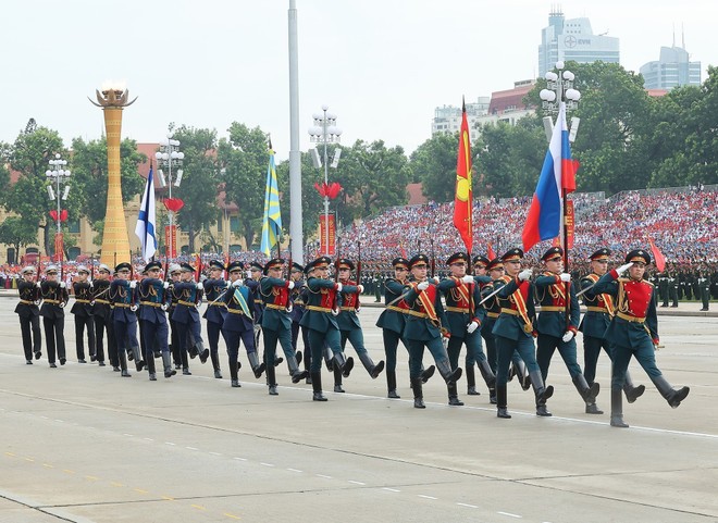 俄罗斯武装力量方队。