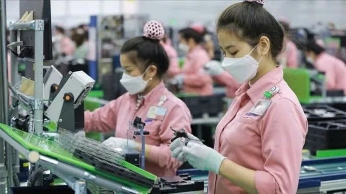 北宁省加工业吸引大量外企投资。