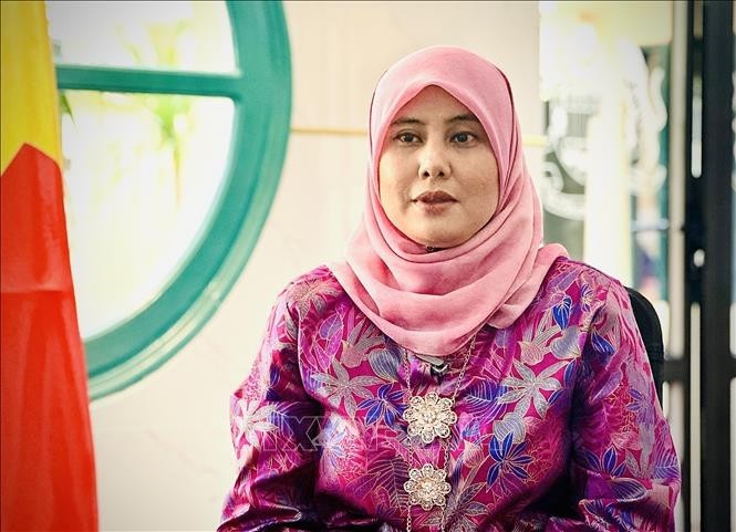 马来西亚驻越副大使希克·艾达·萨福拉·尼扎·奥斯曼。（图自越通社） 