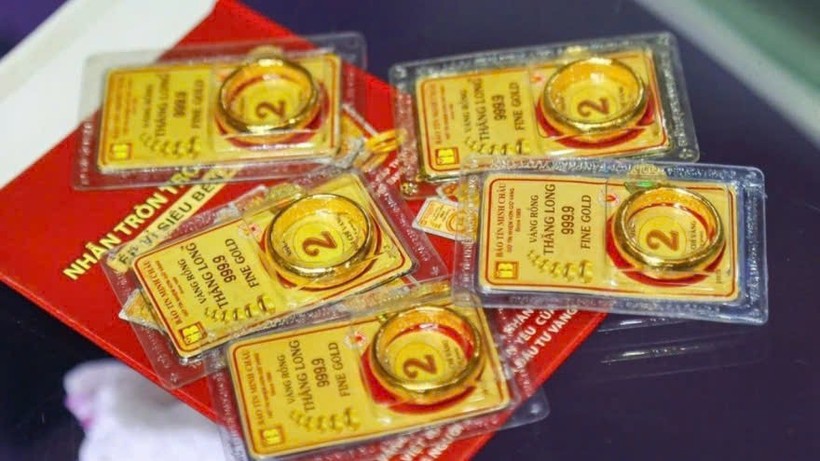 越南国内金片价格每两下跌380万元。图自互联网 