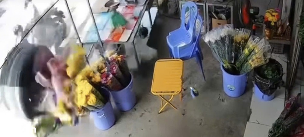  交通事故现场。图片截自视频 