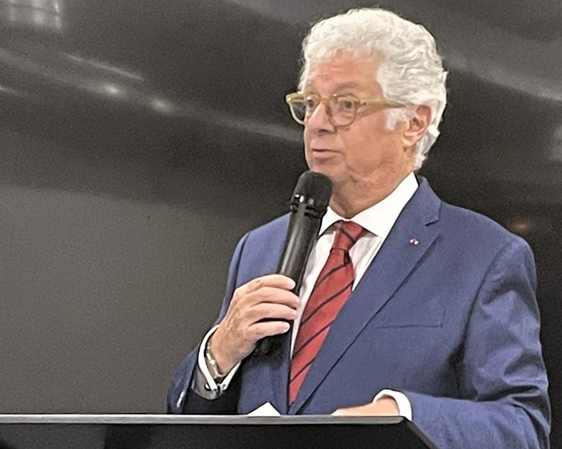 法国前驻越南大使安托万·普伊耶特。图自越通社 