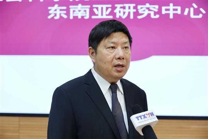 中国社会科学院亚太与全球战略研究院（CASS）研究员、东南亚研究中心主任许利平。图自越通社 