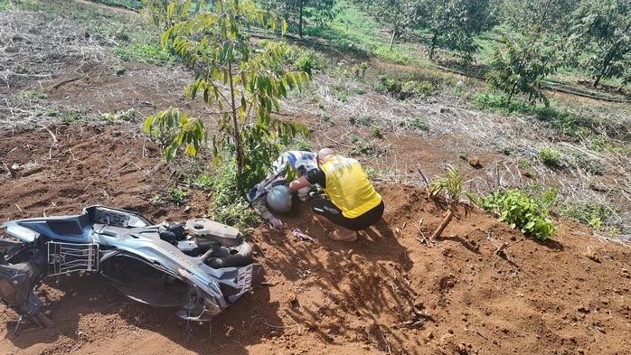 新春正月初二保林5乡发生的惨烈事故现场，造成一家三口身亡。