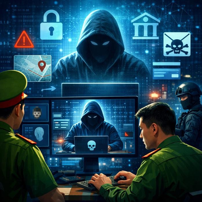 胡志明市公安厅正在寻找案件受害者。AI生成示意图