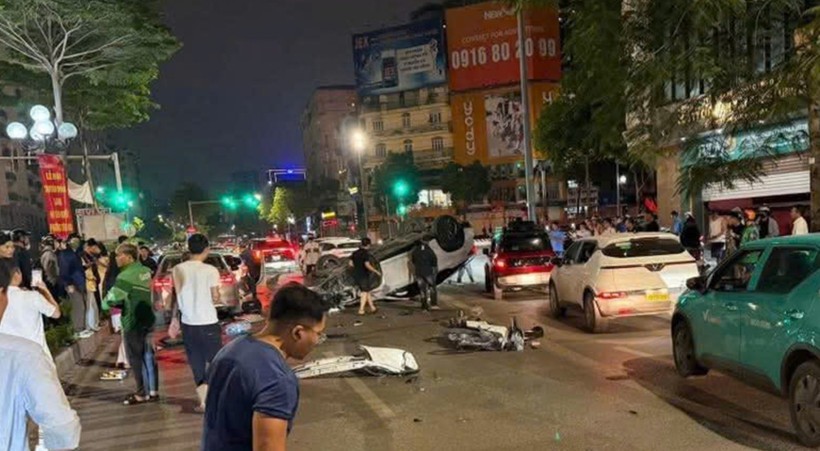 交通事故现场。