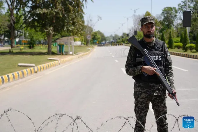 巴基斯坦首都伊斯兰堡加强安保。