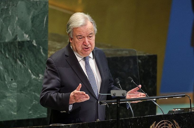 联合国秘书长敦促美伊继续谈判 强调尊重航行自由