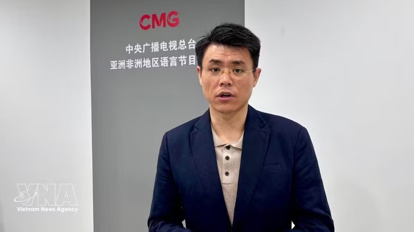 中国中央广播电视总台越南语部主任、越南问题研究员魏为。 