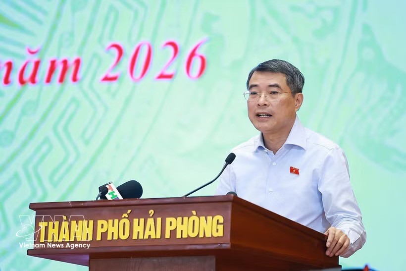 政府总理黎明兴致辞。