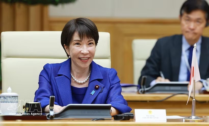 日本首相高市早苗。