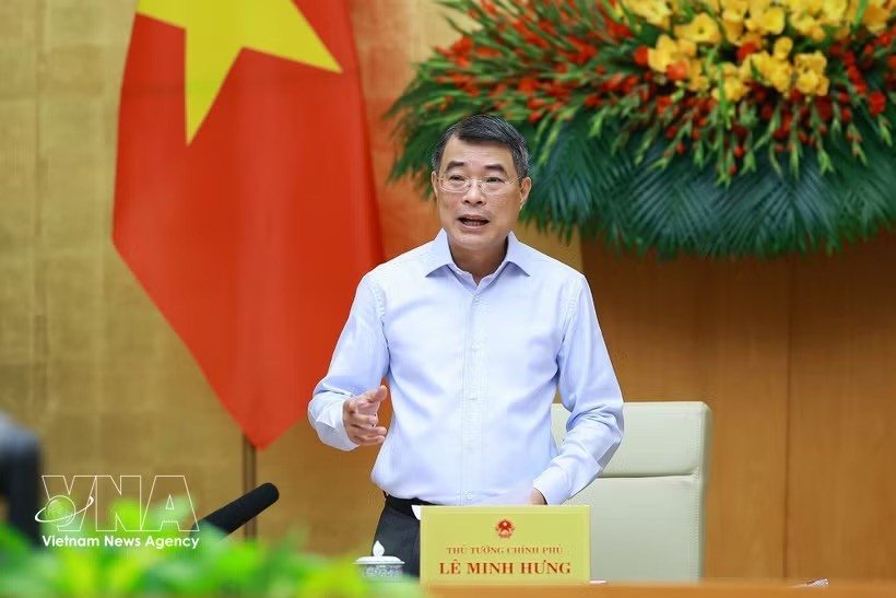 政府总理黎明兴在2026年6月政府立法工作专题会议上发表讲话。